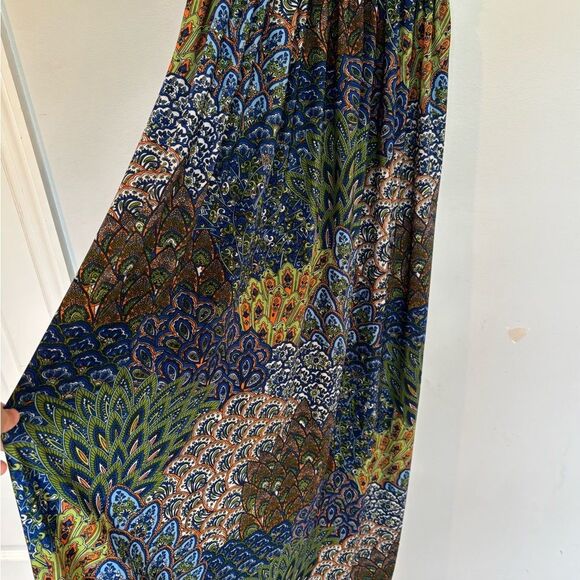 5th & Love Blue and Green Maxi Dress - Picture 2 of 5